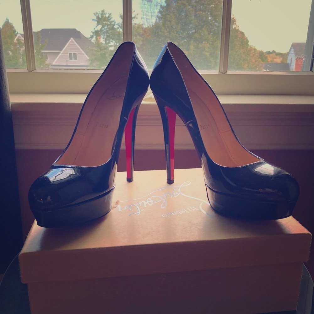 Christian Louboutin Patent Calfskin “Bianca” Pumps